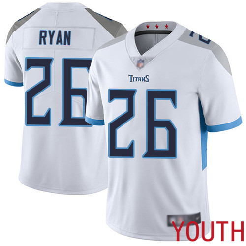 Tennessee Titans Limited White Youth Logan Ryan Road Jersey NFL Football #26 Vapor Untouchable